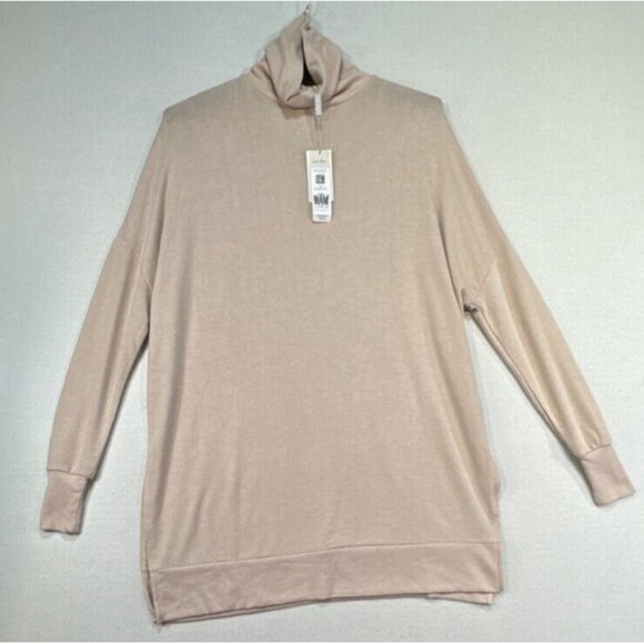 Charlie Paige Womens Soft Cozy Lounge Sweater Size S/P Pale Pink Casual - Picture 2 of 14